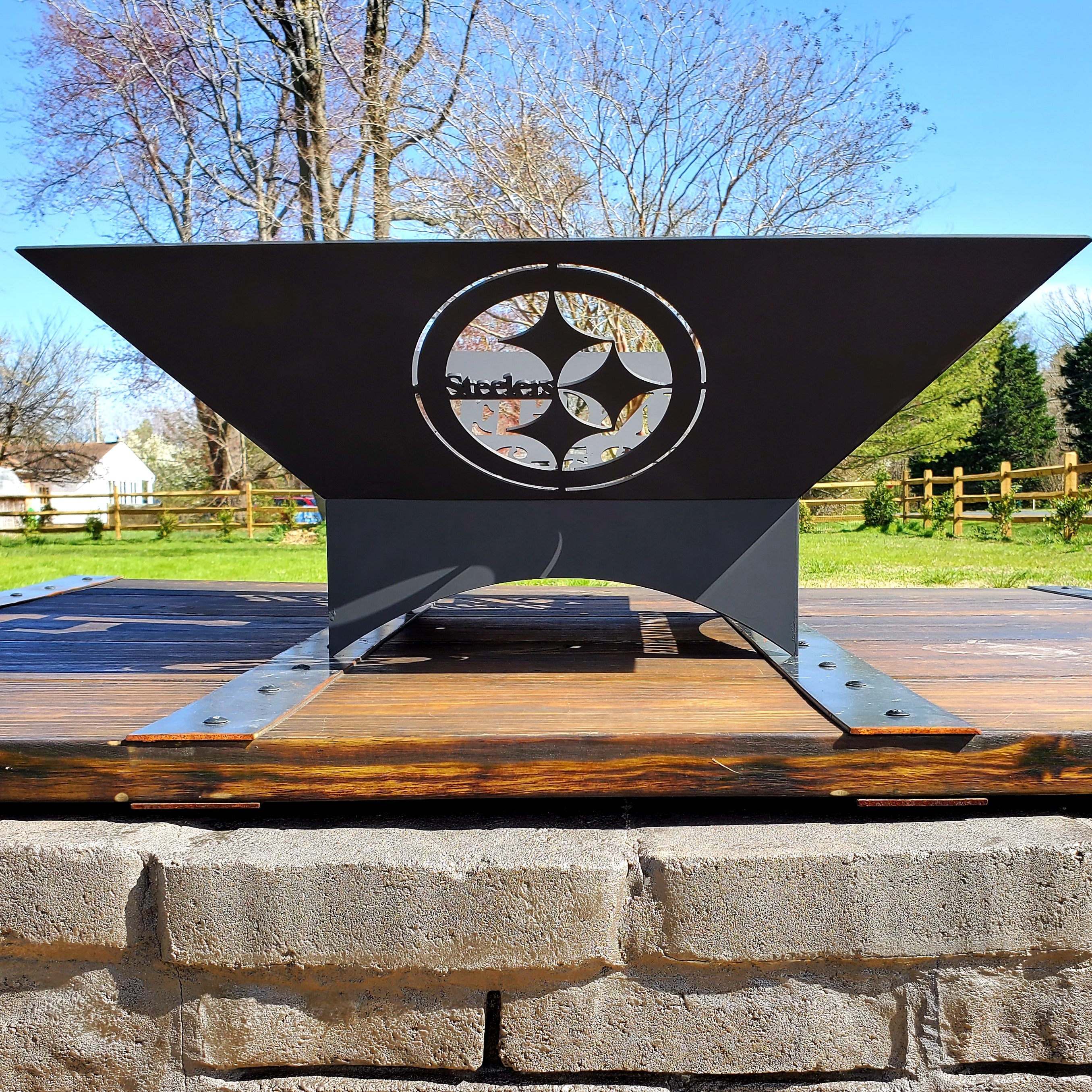 Custom Sports Fire Pit Designs