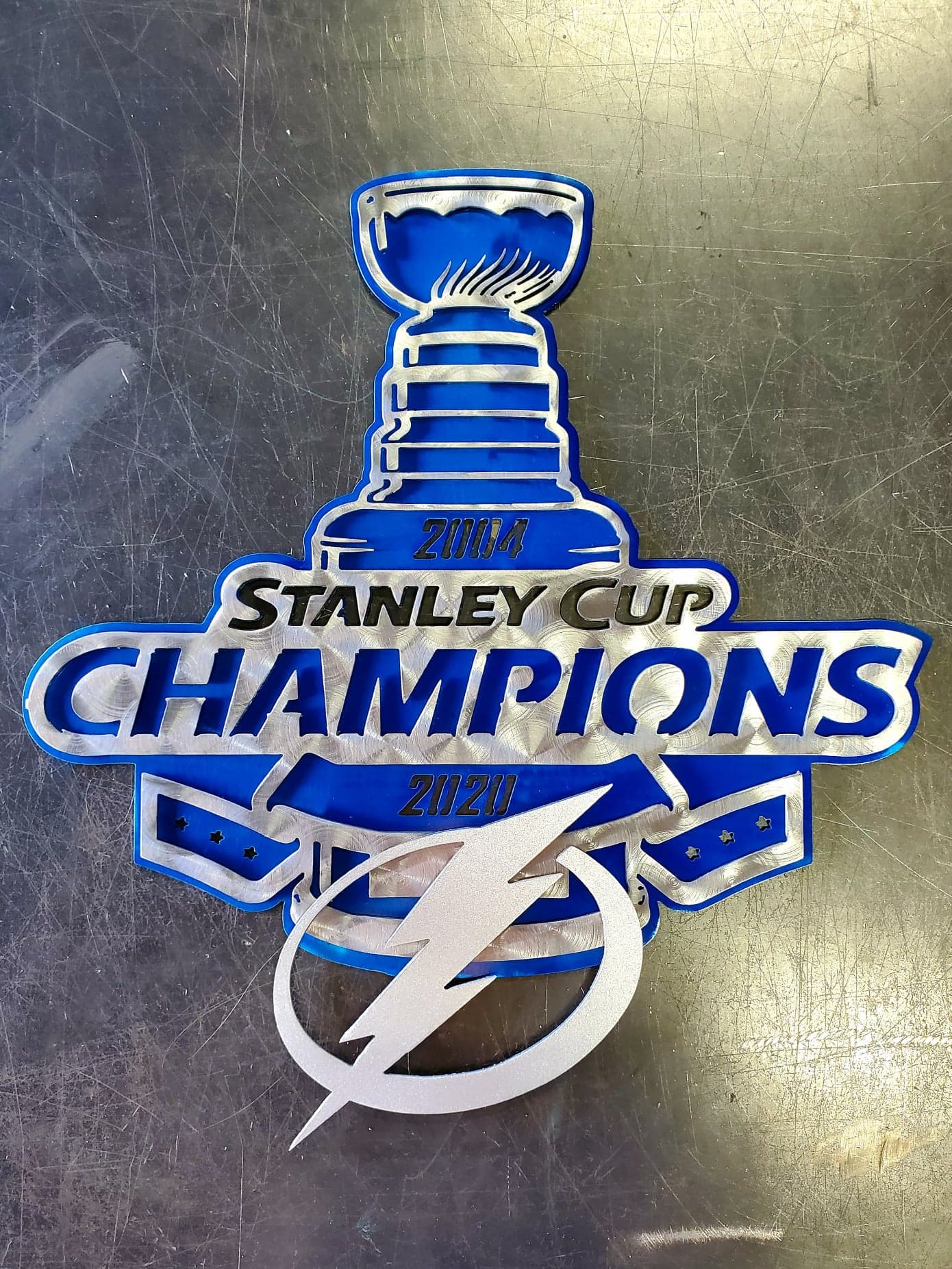 Tampa Bay Lightning Custom Metal