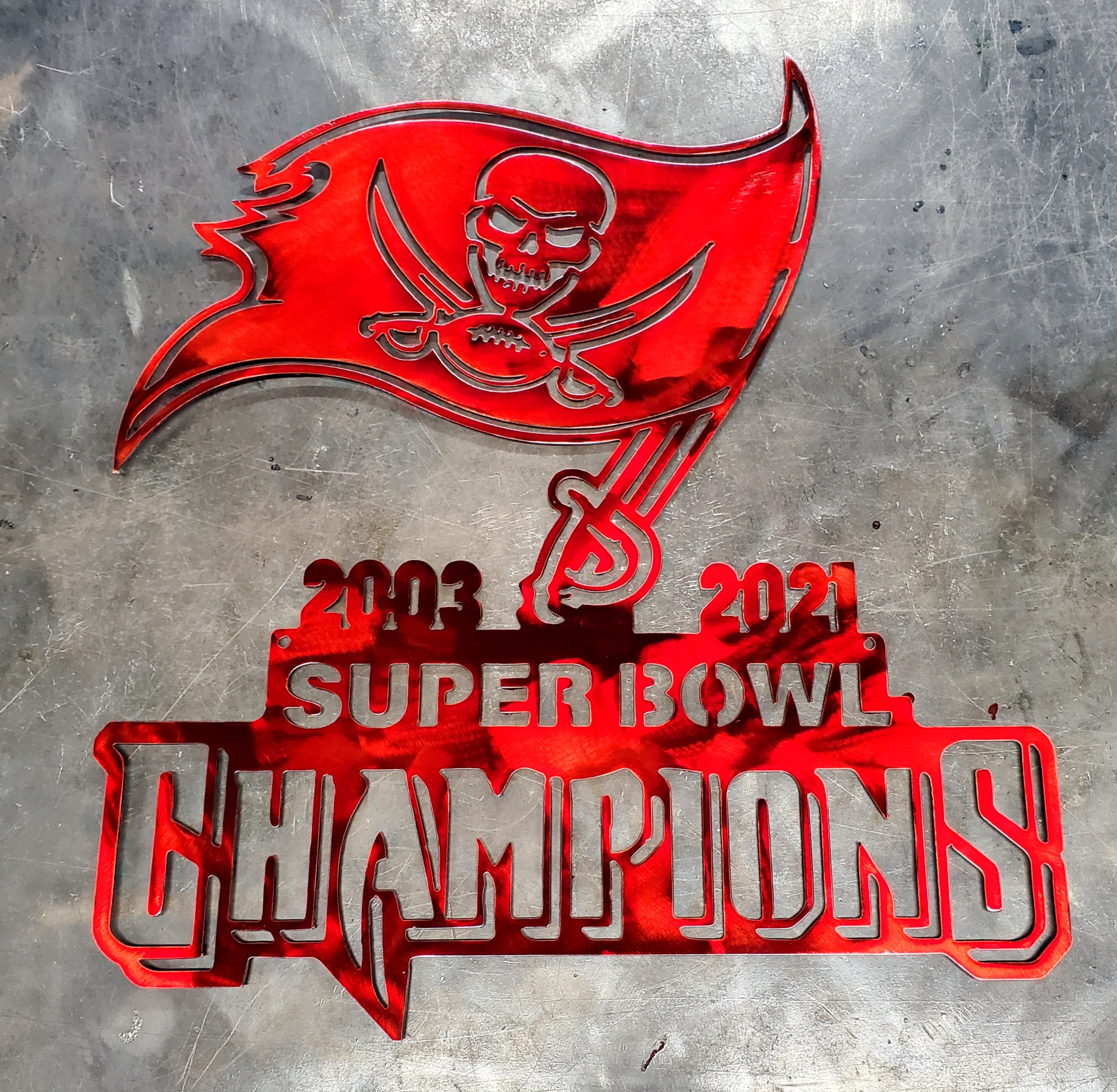 Tampa Bay Buccaneers Custom Metal