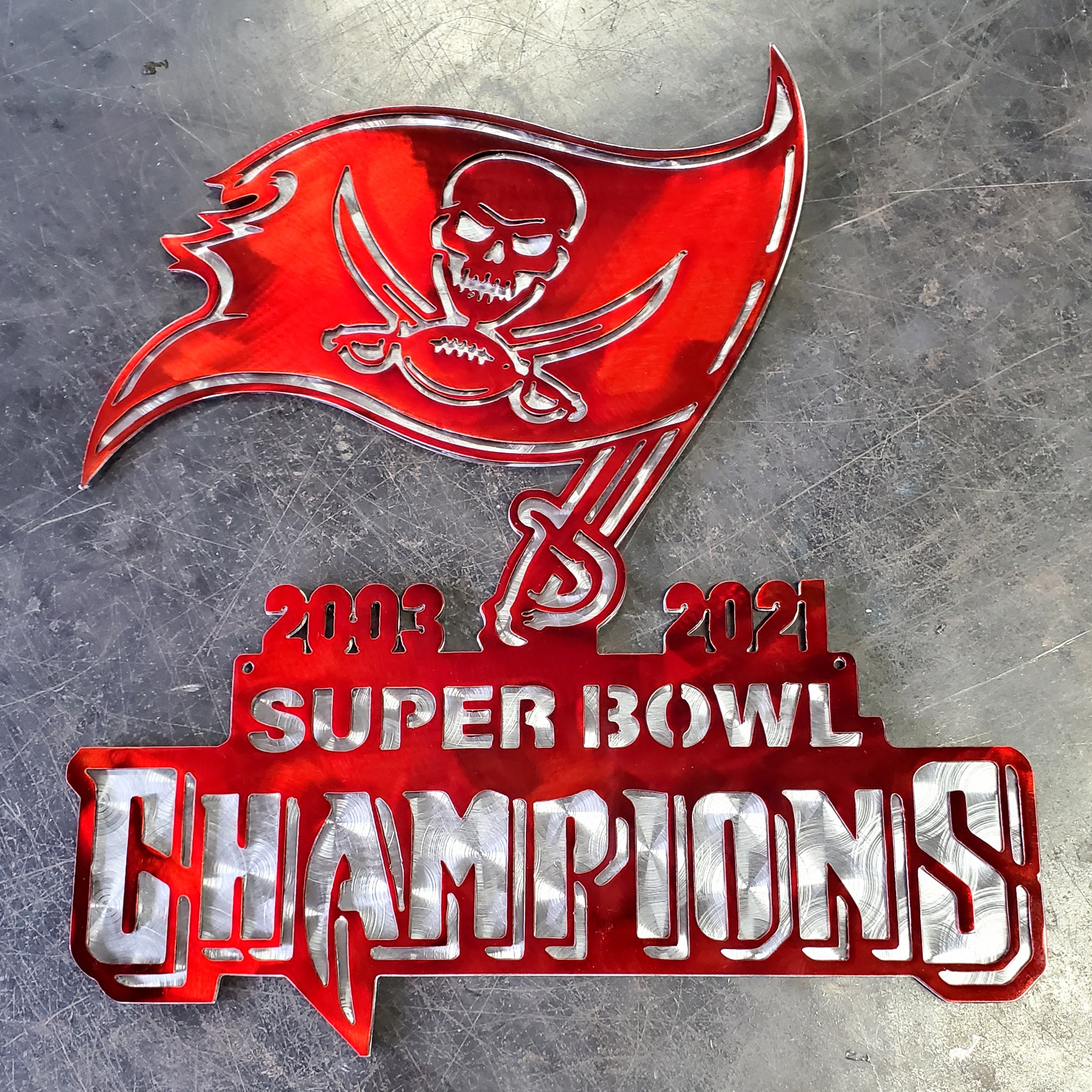 Tampa Bay Buccaneers Custom Metal