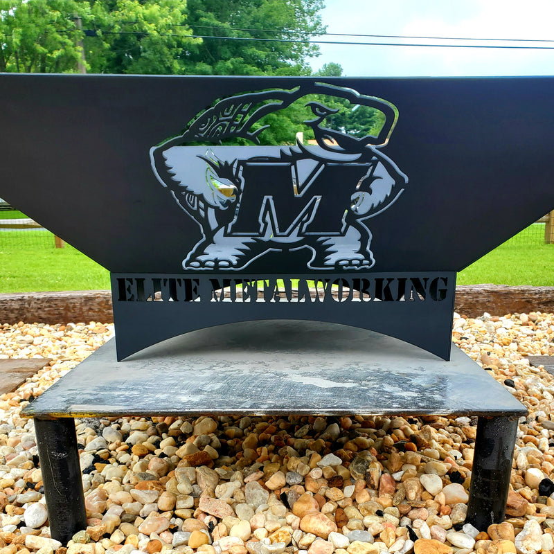 Custom Sports Logos -Fire Pit Side Design