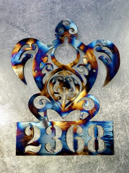 Sea Turtle Personalized Metal Sign