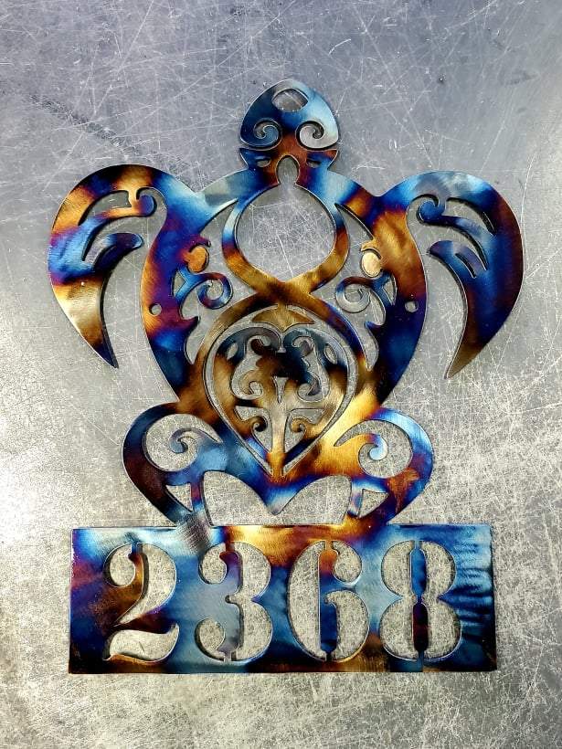 Sea Turtle Metal Art
