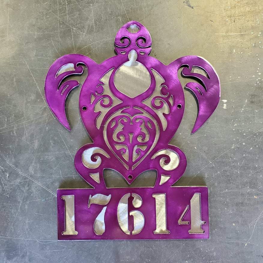 Sea Turtle Metal Art