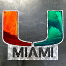 Miami Hurricanes Custom Metal