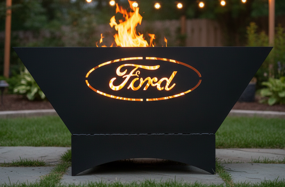 Ford Logo- Fire Pit Side
