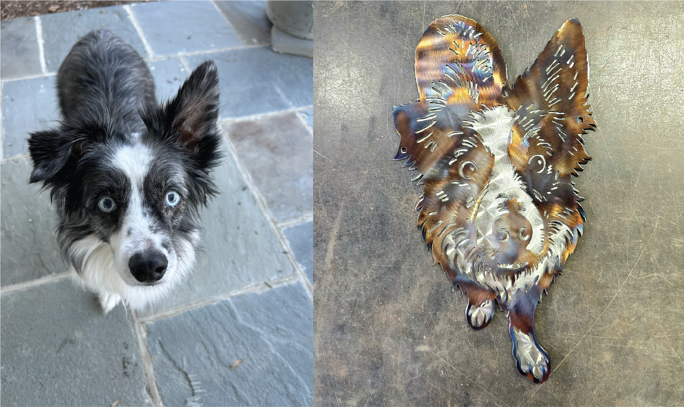 Custom metal art example by Elite Metalworking