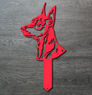 Miniature Pinscher Lawn & Garden Stake