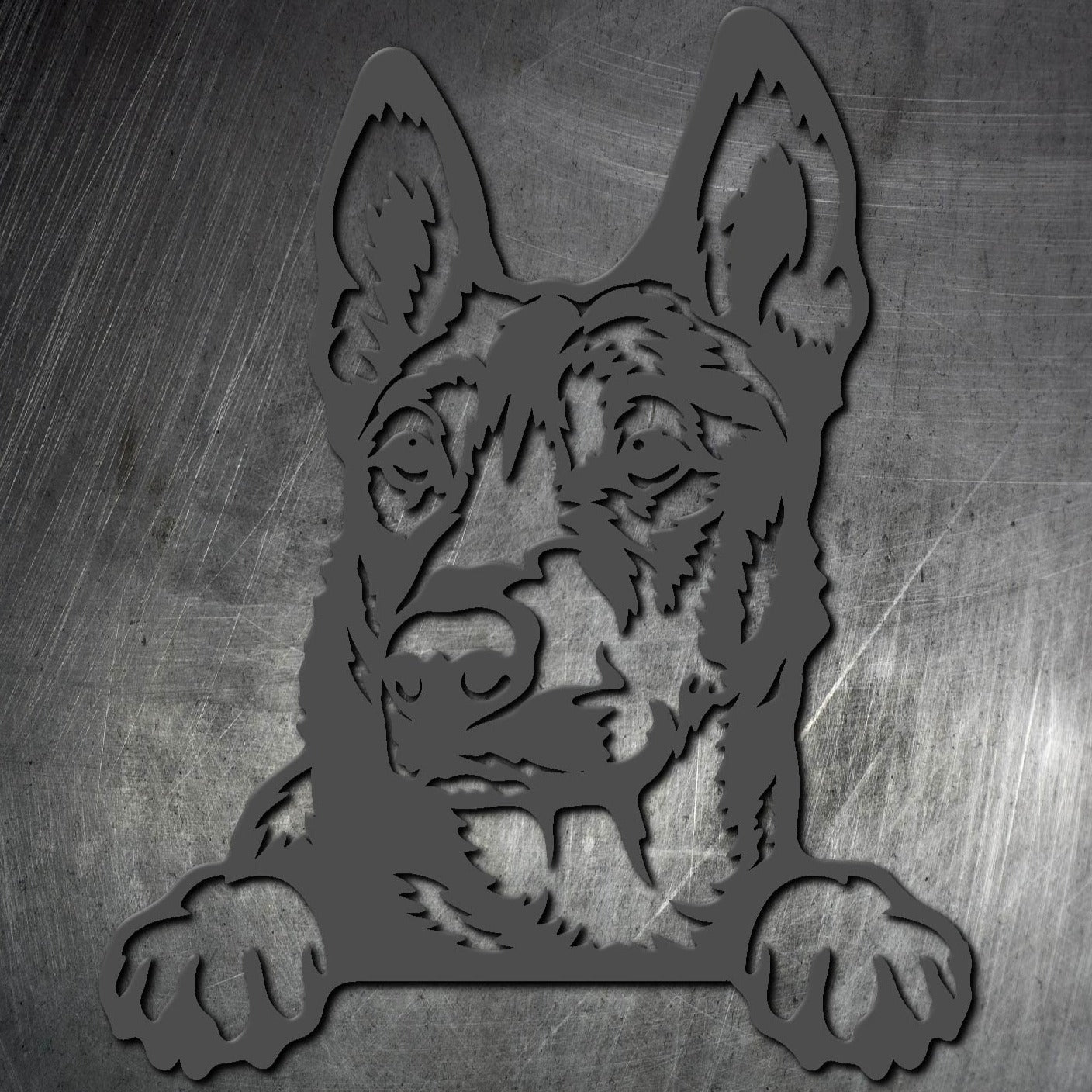 Belgian Malinois #4 Metal Art