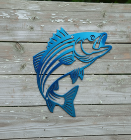 Striped Bass (Rockfish) Metal Wall Art
