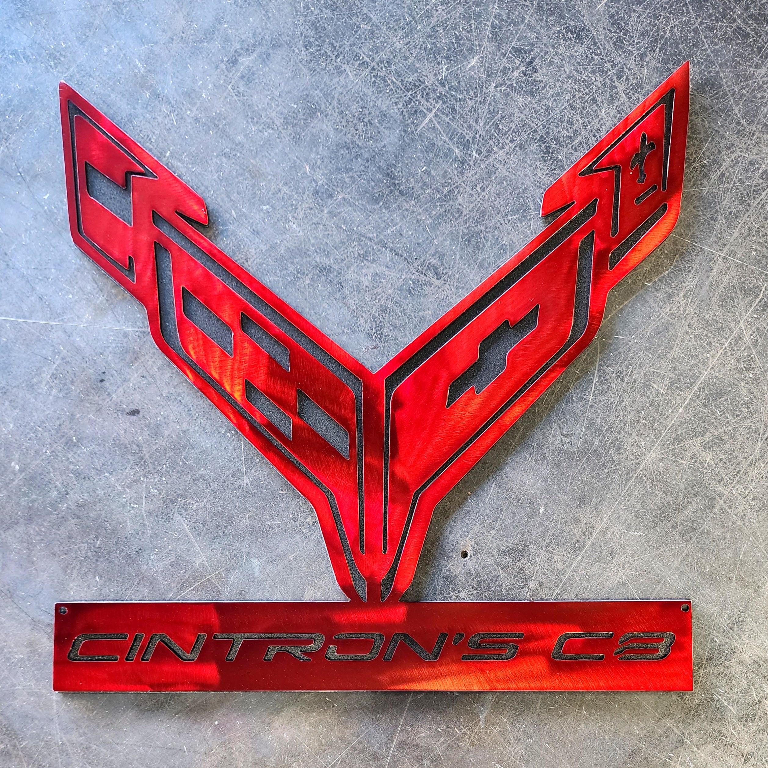 Corvette C8 #2 Metal Art