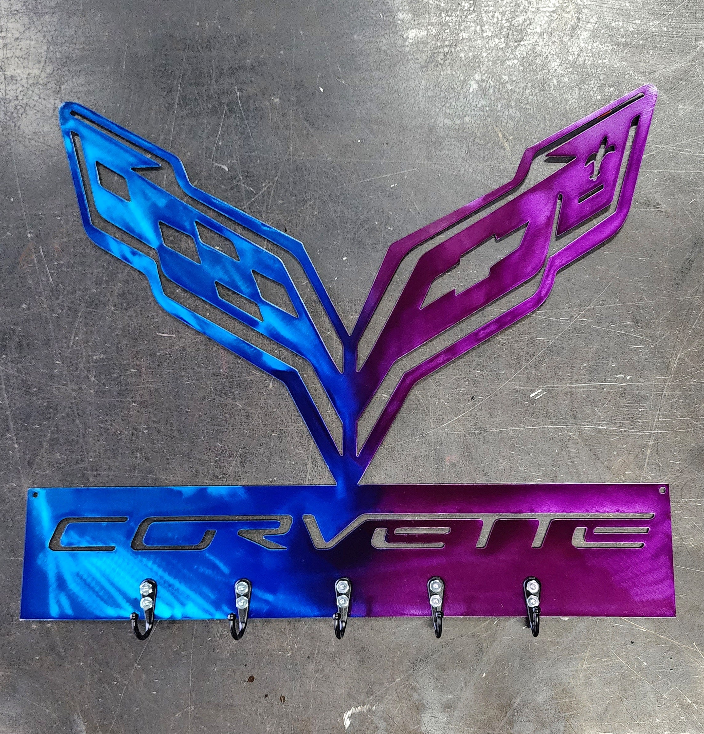 Corvette C7 Key & Leash Hanger