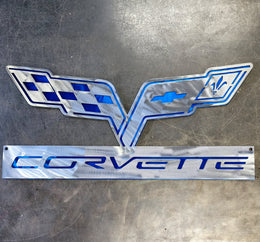 Corvette C6 Metal Wall Art