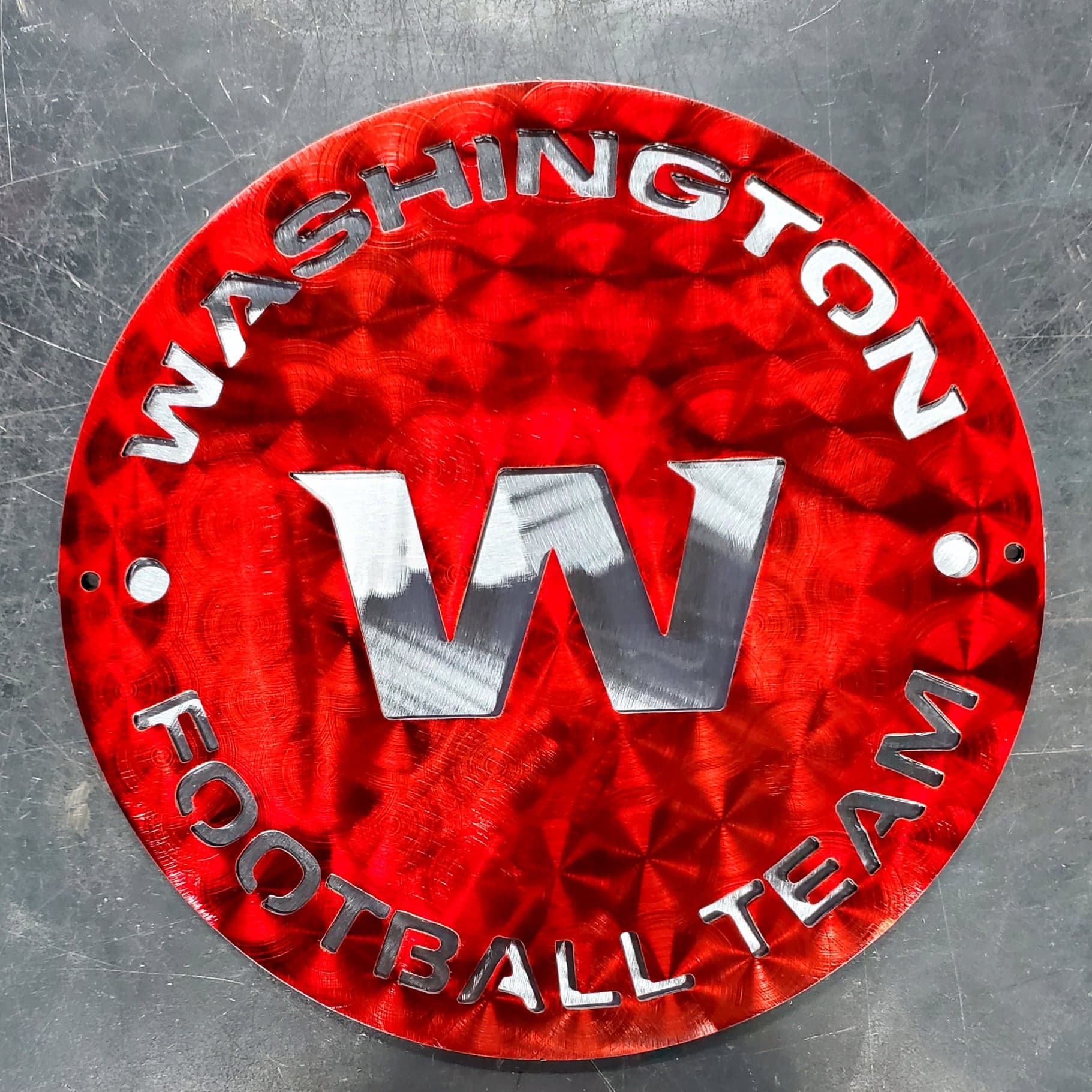 Washington Redskins (Commanders) Custom Metal