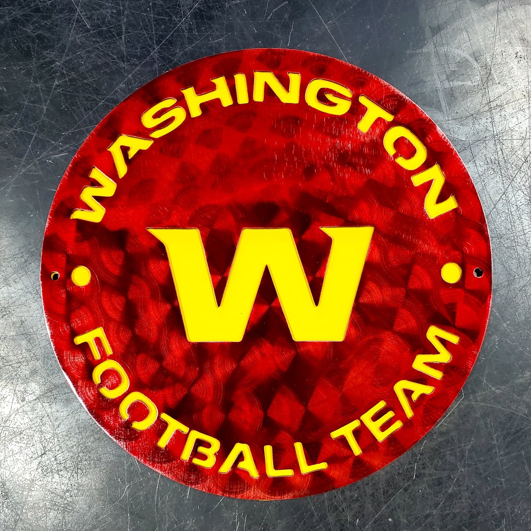 Washington Redskins (Commanders) Custom Metal