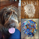 Custom Metal Portraits