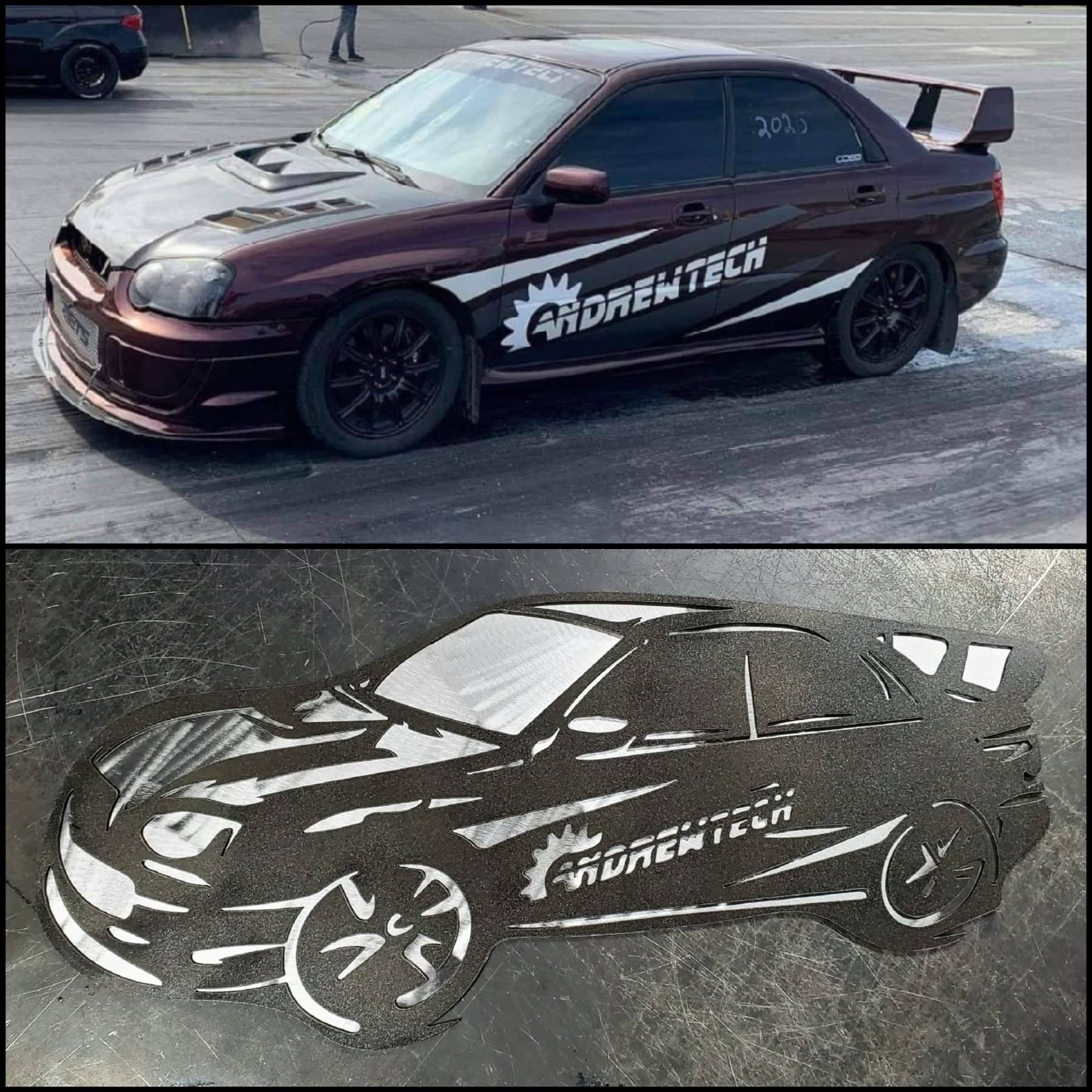 Custom Automotive Metal Art