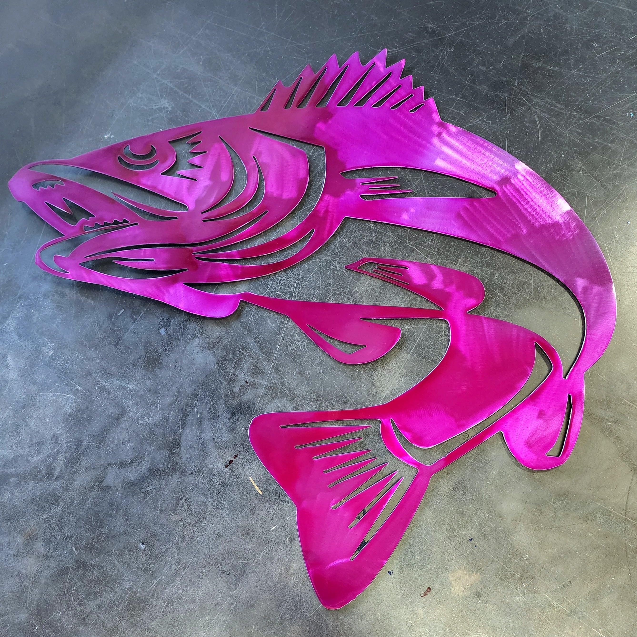 Walleye #1 Metal Art