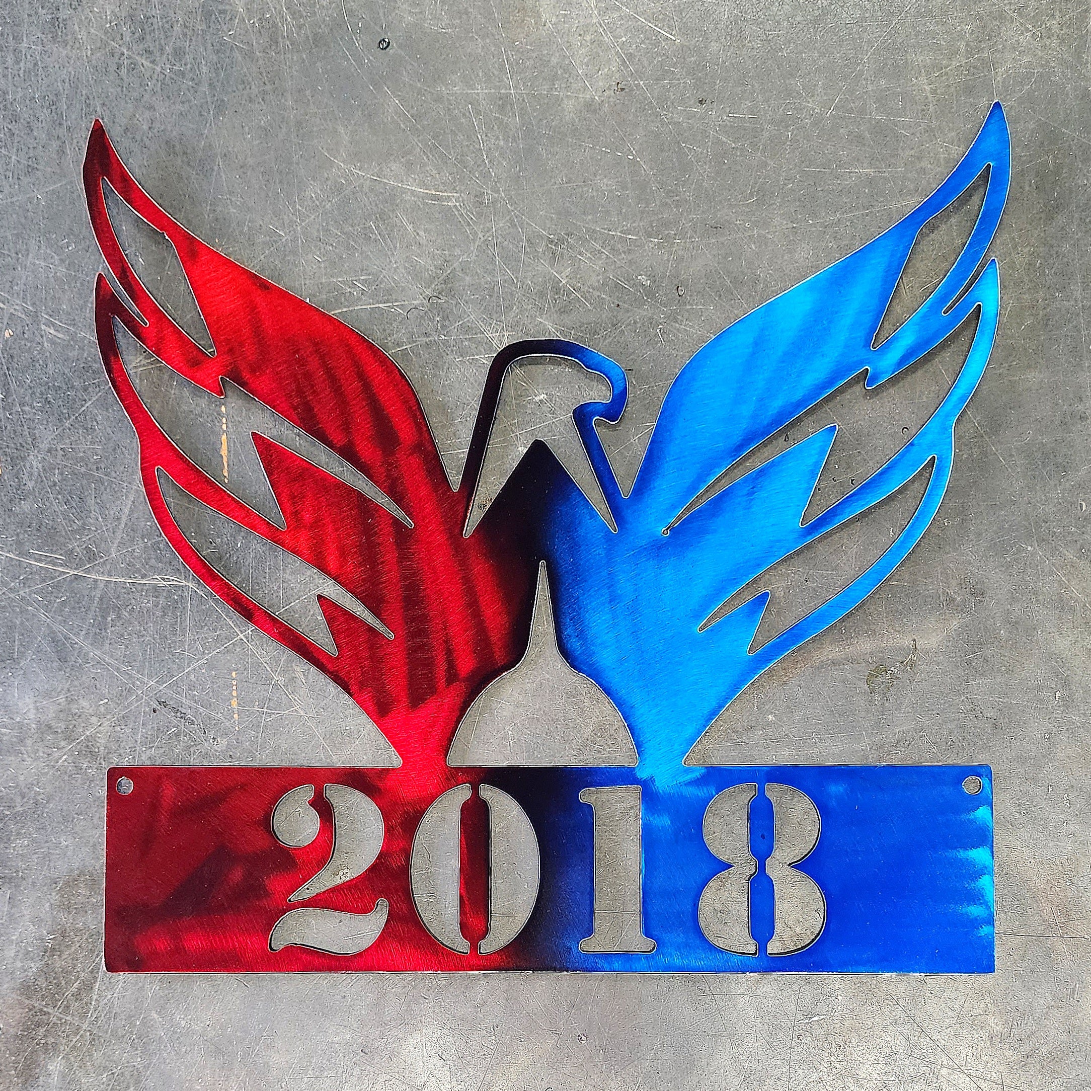 Washington Capitals Custom Metal
