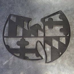 Maryland "W" Metal Wall Art