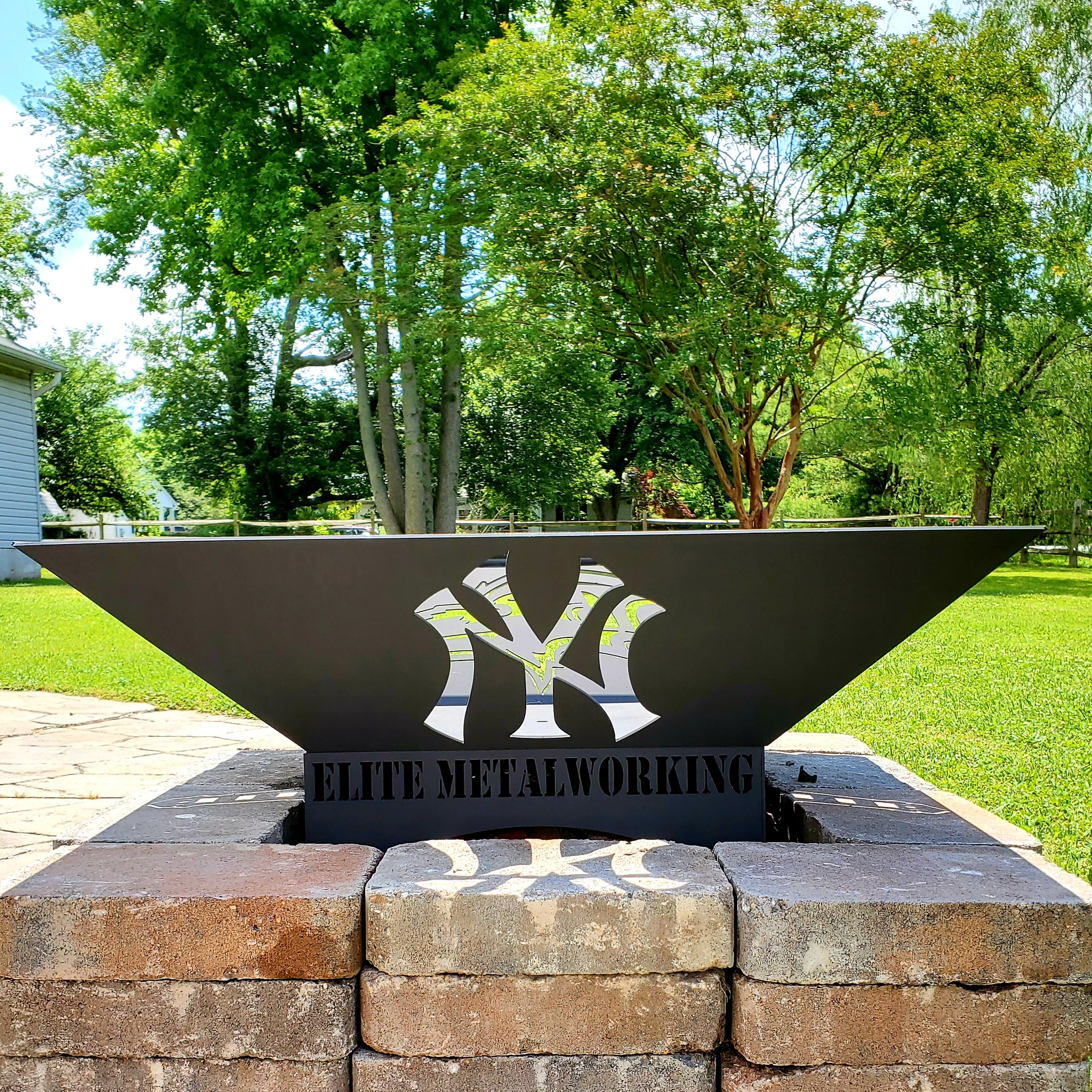 Custom Sports Fire Pit Designs