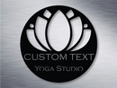 Yoga Studio Personalized Sign