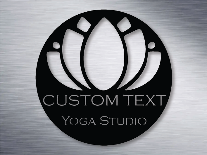 Yoga Studio Personalized Sign