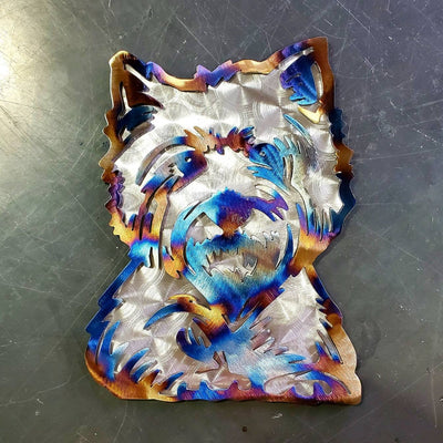 Yorkshire Terrier metal wall art by Elite Metalworking