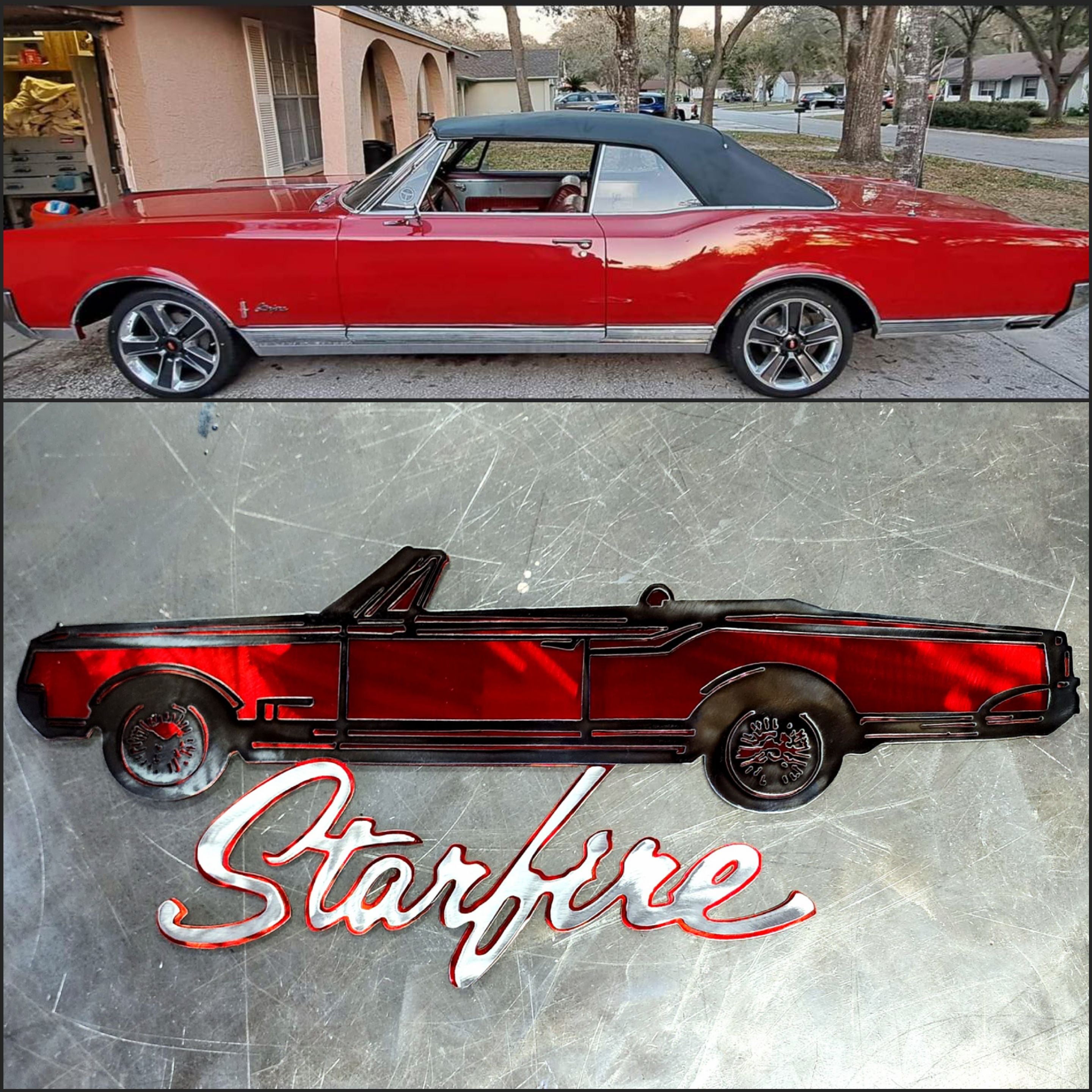 Custom Automotive Metal Art