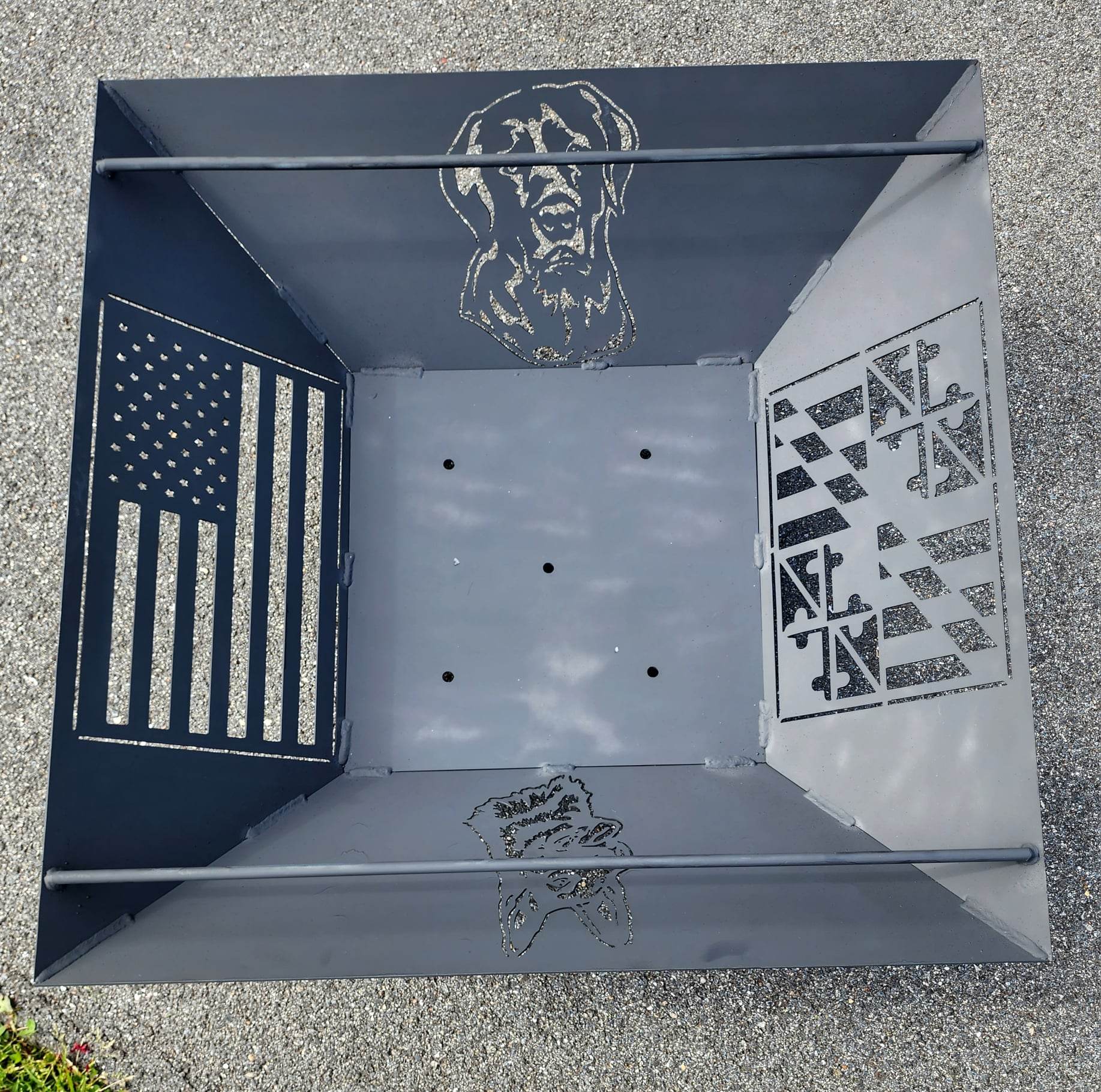 Labrador Retriever #2- Fire Pit Side Design