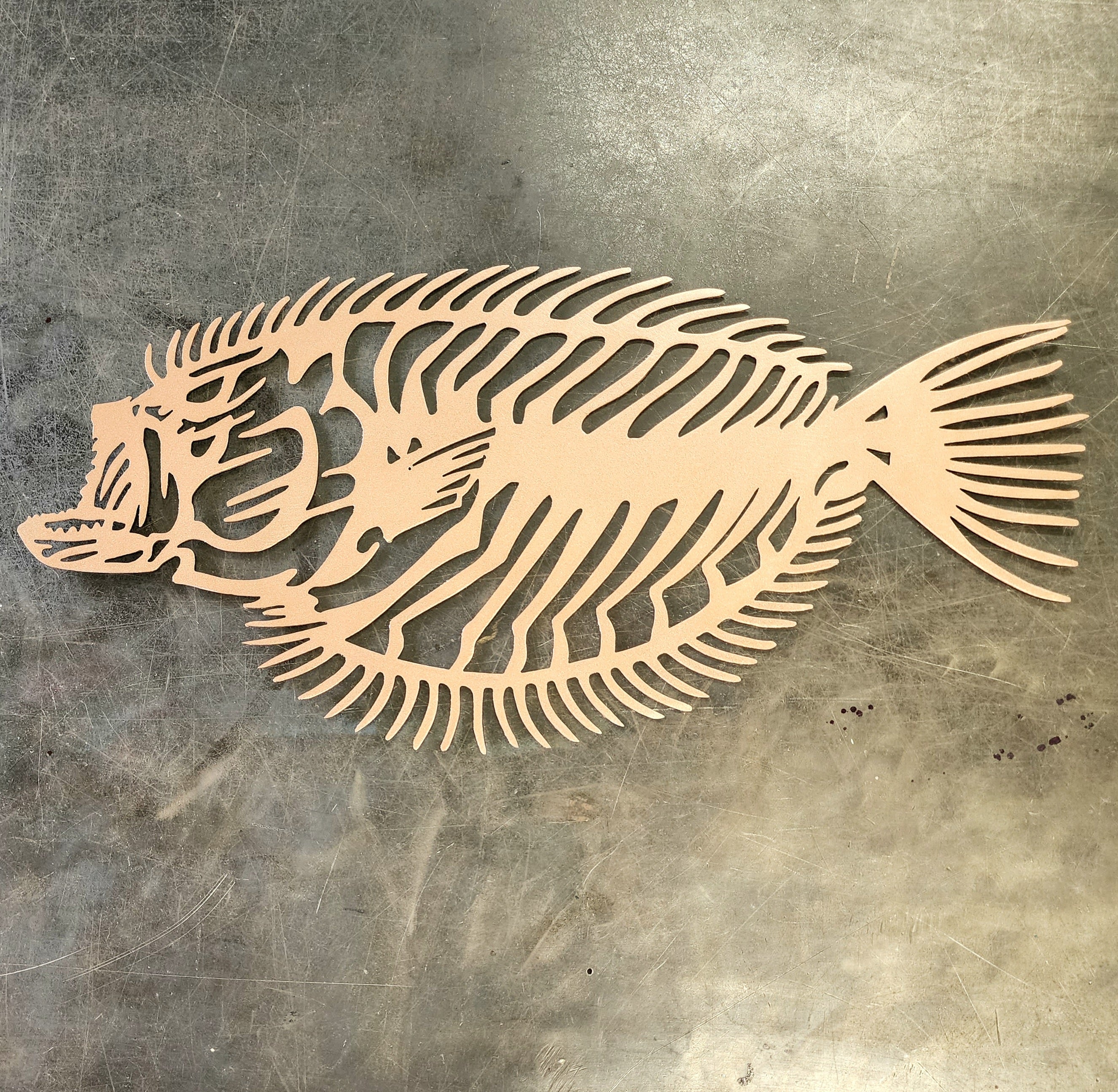 Flounder Metal Art