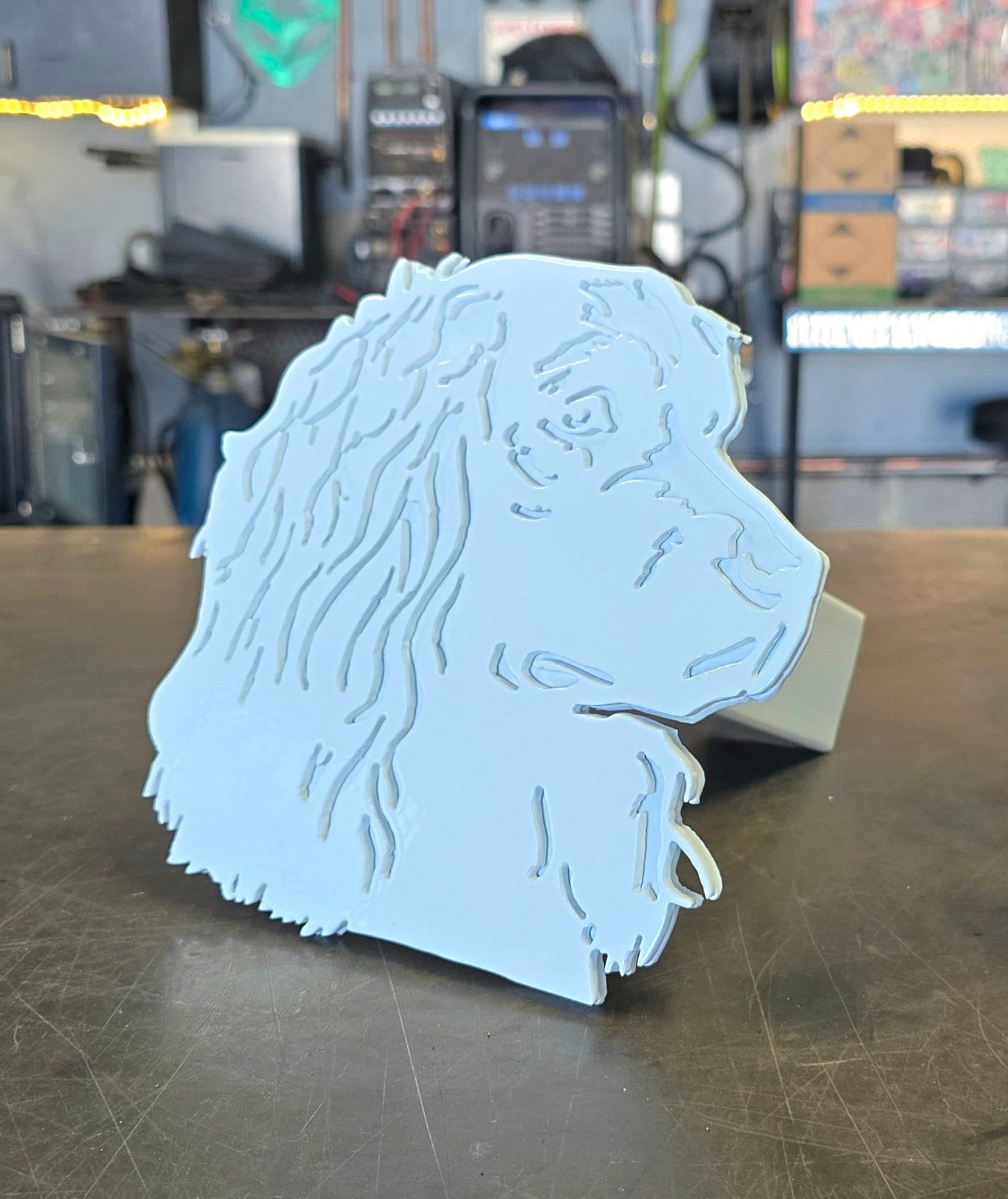 Boykin Spaniel Metal Hitch Cover