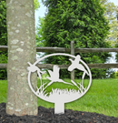 Pheasants Flushing Lawn & Garden Metal Art