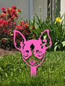 Chihuahua Lawn & Garden Stake