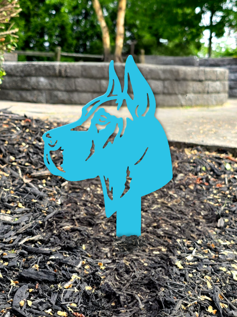 Great Dane #2 Lawn & Garden Metal Art