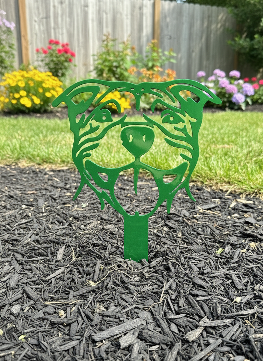 Pitbull #2 Lawn & Garden Stake