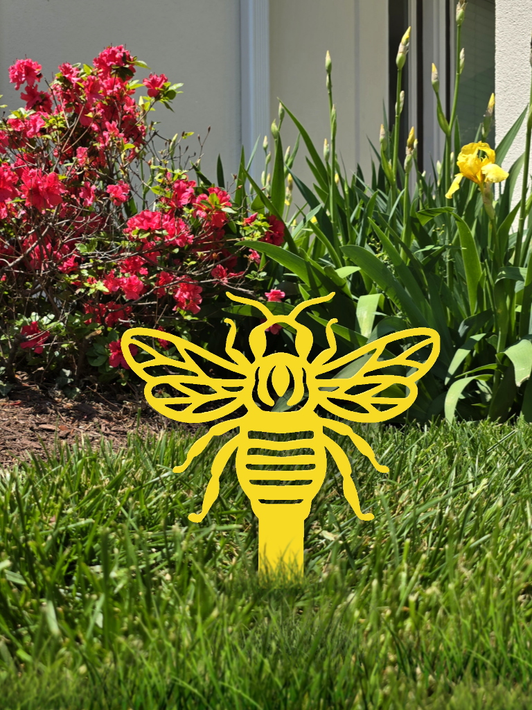 Bee Garden Metal Art