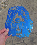 Bearded Collie Metal Art