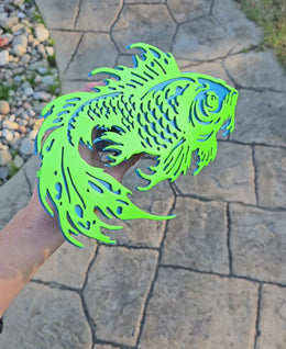 Koi Fish Metal Hitch Cover