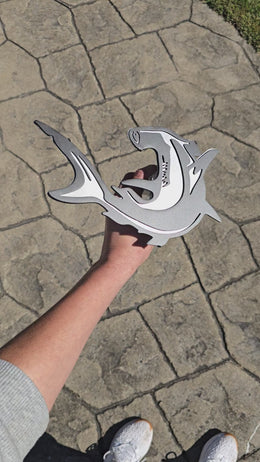 Hammerhead Shark Metal Hitch Cover