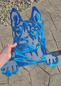 Belgian Malinois Metal Wall Art