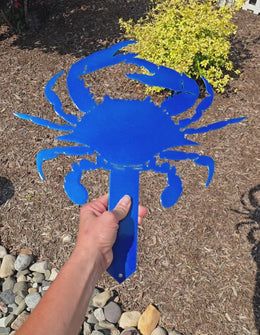 Blue Crab Garden Stake