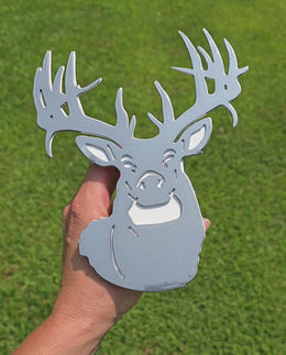 White-Tailed Deer Metal Hitch Cover