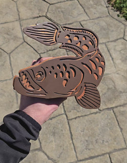 Snakehead Metal Hitch Cover