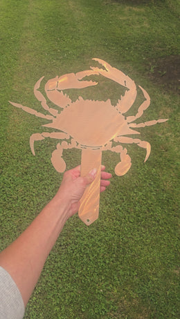 Blue Crab Garden Stake