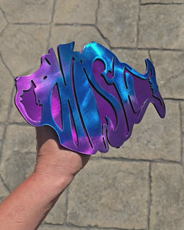 Phish Metal Hitch Cover