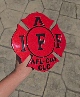 Firefighter Metal Hitch Cover