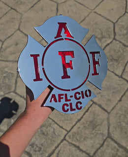 Firefighter Metal Hitch Cover