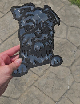 Brussels Griffon Metal Wall Art