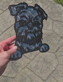Brussels Griffon Metal Art